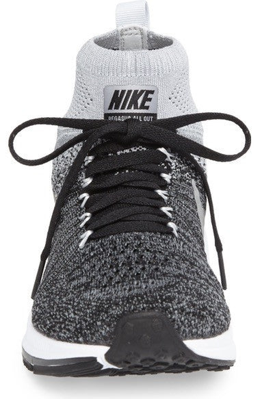 AIR ZOOM PEGASUS ALL OUT FLYKNIT RUNNING SHOE (BIG KID)