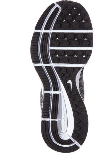 AIR ZOOM PEGASUS ALL OUT FLYKNIT RUNNING SHOE (BIG KID)