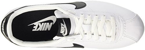 NIKE WOMENS CLASSIC CORTEZ LEATHER WHITE/BLACK/WHITE CASUAL SHOE 8 WOMEN US