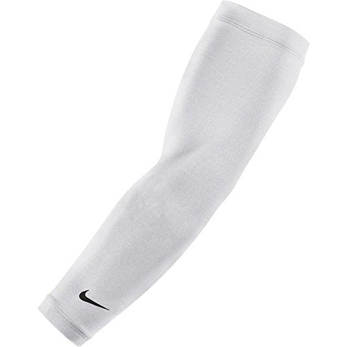 Nike Dri-Fit Solar Sleeves (Medium/Large, WHITE/BLACK)