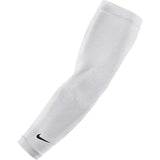Nike Dri-Fit Solar Sleeves (Medium/Large, WHITE/BLACK)