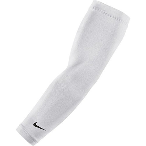 Nike Dri-Fit Solar Sleeves (Medium/Large, WHITE/BLACK)