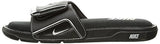 NIKE COMFORT SLIDE 2 MEN's Black/Metallic Silver/White - 11
