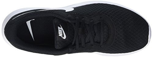 Nike Womens Tanjun Running Sneaker Black/White 7