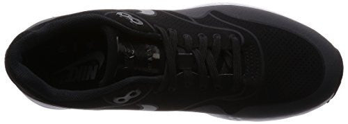 NIKE WOMENS AIR MAX 1 ULTRA MOIRE BLACK/BLACK/MTLLC SLVR/WHITE RUNNING SHOE (6.5)