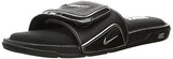 NIKE COMFORT SLIDE 2 MEN's Black/Metallic Silver/White - 11