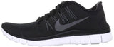 Nike Men's Free 5.0+ Breathe Running Black / Metallic Dark Grey / White Synthetic Shoe - 11 D(M) US