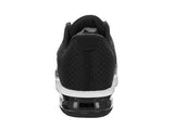 NIKE WOMENS AIR MAX SEQUENT 2 BLACK/WHITE/DARK GREY RUNNING SHOE 9 WOMEN US