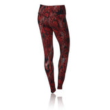 Women's Nike Legendary Waves Tight Training Pants Black/Action Red 622187-010 Size M