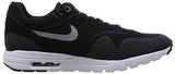 NIKE WOMENS AIR MAX 1 ULTRA MOIRE BLACK/BLACK/MTLLC SLVR/WHITE RUNNING SHOE (6.5)