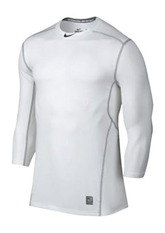 Nike Men's Pro Hypercool 1.5 Baseball Fitted Shirt (Large, White (100))