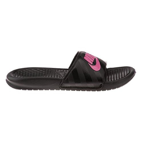 Nike Women's Benassi JDI Swoosh Slide Sandal (8)