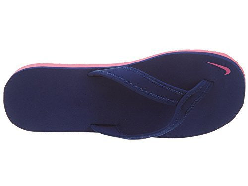 NIKE WOMENS CELSO GIRL THONG SANDALS DEEP ROYAL BLUE HYPER PINK SIZE 12