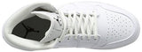 Nike Jordan Men's Air Jordan 1 Mid White/Black/White Basketball Shoe 10.5 Men US