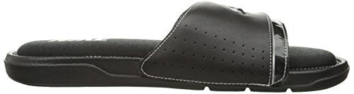 NIKE COMFORT SLIDE 2 MEN's Black/Metallic Silver/White - 11