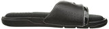 NIKE COMFORT SLIDE 2 MEN's Black/Metallic Silver/White - 11