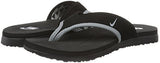 Nike Mens Celso Thong Plus Black Grey Synthetic Sandals 11 US