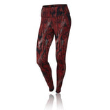 Women's Nike Legendary Waves Tight Training Pants Black/Action Red 622187-010 Size M