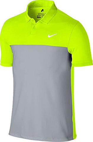 Nike Icon Color Block Polo-Large-Volt