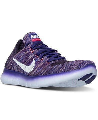 NIKE WOMENS FREE RN FLYKNIT RUNNING SNEAKERS