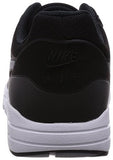 NIKE WOMENS AIR MAX 1 ULTRA MOIRE BLACK/BLACK/MTLLC SLVR/WHITE RUNNING SHOE (6.5)