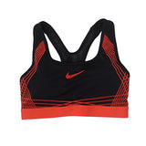 Nike Women's Pro Hyper Classic Padded Sports Bra (XS, Black/Red)