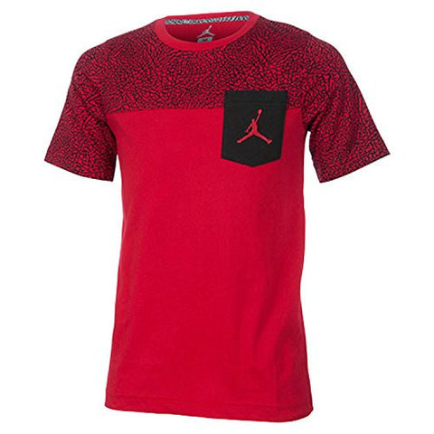 NIKE Air Jordan Pocket T-Shirt BOYS YOUTH ATHLETIC TOP TEE (L 12/13)
