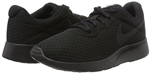 Nike Tanjun Black/Black/White Womens Running Shoes