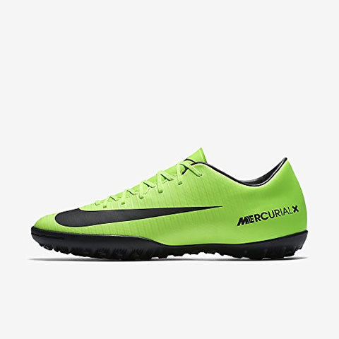 Nike Men's MercurialX Victory VI TF Turf Soccer Cleat (Sz. 10) Electric Green