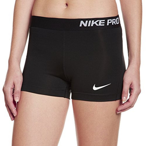 Nike 589364 Women's 3" Pro Core Compression Shorts - L Black/White