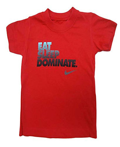 Nike Toddler Boys Cool Jersey T-Shirt Top (3-6 Months, Red)