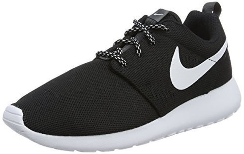 NIKE WOMENS ROSHE ONE RUNNING SHOES (8.5 B(M) US)(BLACK/WHITE/DARK GREY)