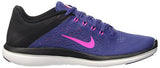 NIKE WOMEN FLEX 2016 RN RUNNING SHOES (8.5 B(M) US, Multicolore (Dk Purple Dust/Pink Blast-Black))