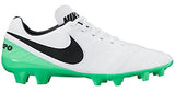 Nike Men's Tiempo Mystic V FG Soccer Cleat (14 D(M) US, WHITE/BLACK/ELECTRO GREEN)