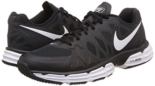 Nike Mens Dual Fusion Tr 6 Black/White/Mtllc Slvr/Pr Pltnm Training Shoe 12 ...