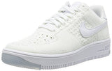 NIKE WOMENS AF1 FLYKNIT LOW WHITE/WHITE CASUAL SHOE 7 WOMEN US