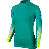 Nike Women's Pro Hyperwarm Fade Fitted Long Sleeve Training Shirt (Medium)