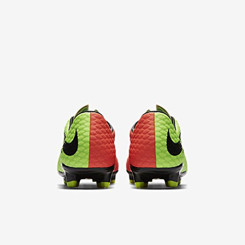Nike Men's Hypervenom Phelon III Fg Electric Green/Black Soccer Cleat 11 Men US