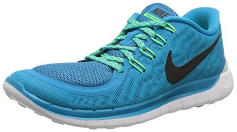 Nike Womens Wmns Free 5.0, BLUE LAGOON/BLACK-VLTG GREEN-CP, 7.5 M US