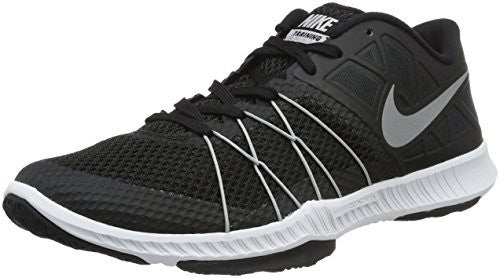 Nike Mens Zoom Train Incredibly Fast, BLACK/METALLIC SILVER-BLACK, 10.5 M US