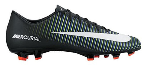 Men's Nike Mercurial Victory VI FG Soccer Cleat Black/White/Electric Green Size 9.5 M US