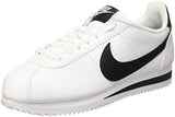NIKE WOMENS CLASSIC CORTEZ LEATHER WHITE/BLACK/WHITE CASUAL SHOE 8 WOMEN US
