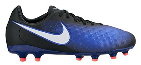 Nike Kids' Magista Opus II FG Soccer Cleat (Sz. 13.5C) Black, Blue