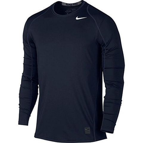 Men's Nike Pro Cool Top Obsidian/Dark Grey/White Size Large