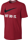 Nike Men's New Just Do IT JDI Swoosh T-Shirt, University Red, S