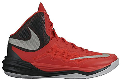 Men's Nike Prime Hype DF II Basketball Shoe Red/Black/Grey/Reflect Silver Size 10.5 M US