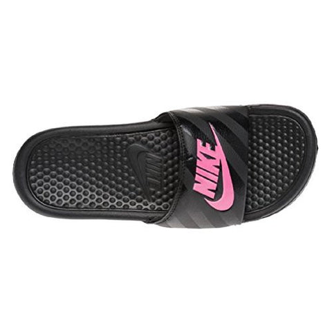 Nike Women's Benassi JDI Swoosh Slide Sandal (8)