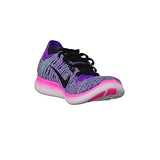 NIKE WOMEN'S WMNS FREE RN FLYKNIT, PINK BLAST/BLACK-RACER BLUE-CLEAR JADE, 7.5 M US