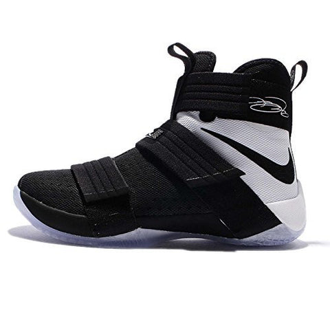 Nike Men's Lebron Soldier 10 SFG EP, BLACK/BLACK-WHITE, 12 M US