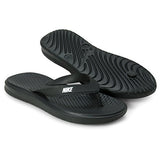 Nike Men's Solay Thong Sandals Black/White-Black 13